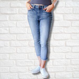 Judy Blue Medium Wash Midrise Skinny Capri Size 9/29